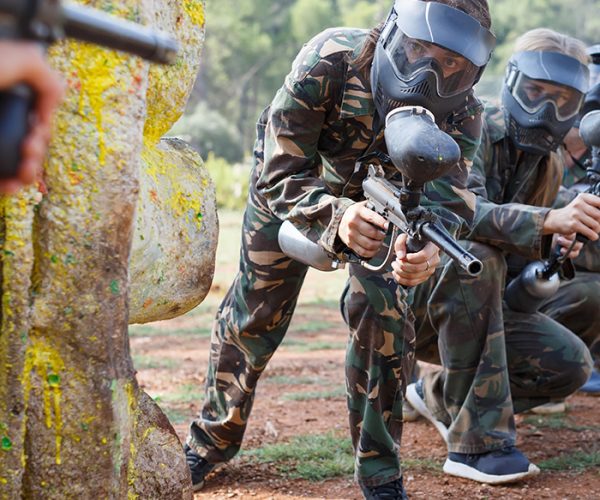 Paintball en famille