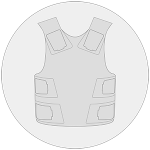 Plastron paintball icon